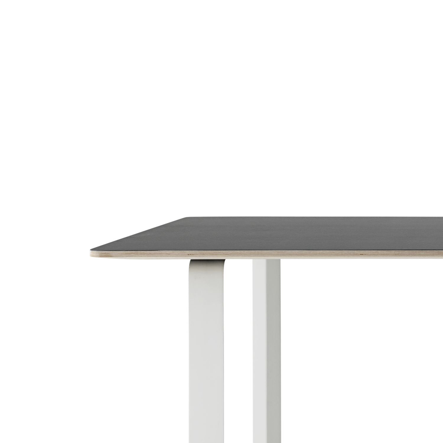 Muuto 70/70 Table 225cm, Black/White