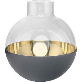 Skultuna Pomme Vase & Candlestick Large, Dark Grey