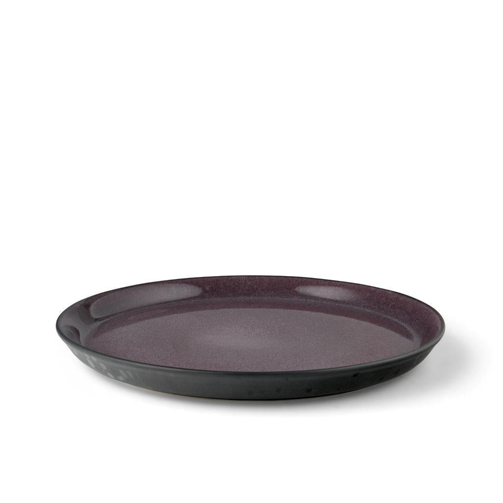 Bitz Gastro Plate, Black/Purple, ø 27cm