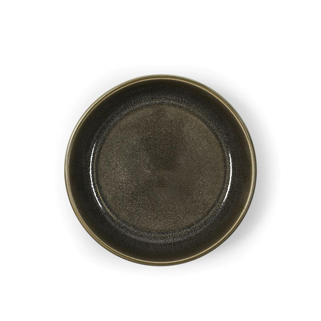 Bitz Soup Bowl, Grey/Dark Brown, ø 18cm