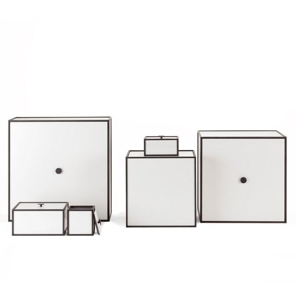 Audo Copenhagen Frame 10 Storage Box, Light Grey