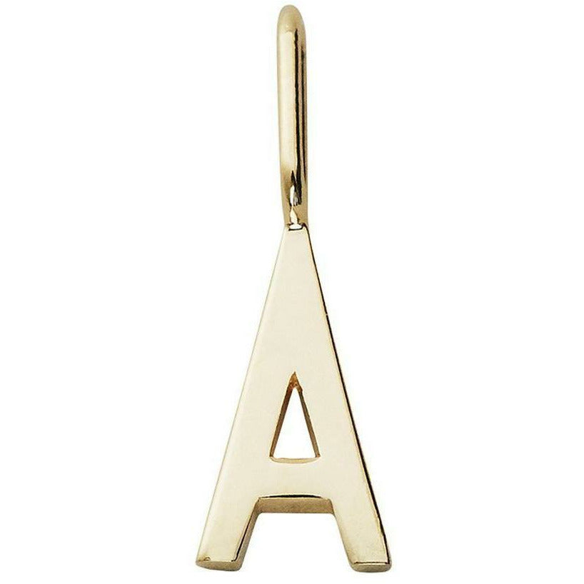 Design Letters Buchstaben Anhänger A-Z 10 Mm, Gold, A-Anhänger-Design Letters-5710498151270-90201547A-DES-inwohn
