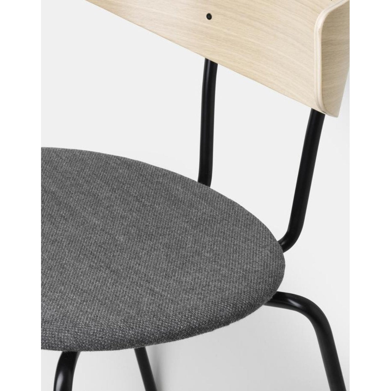 Ferm Living Herman Chair Upholstered, Dark Rose/Warm Grey