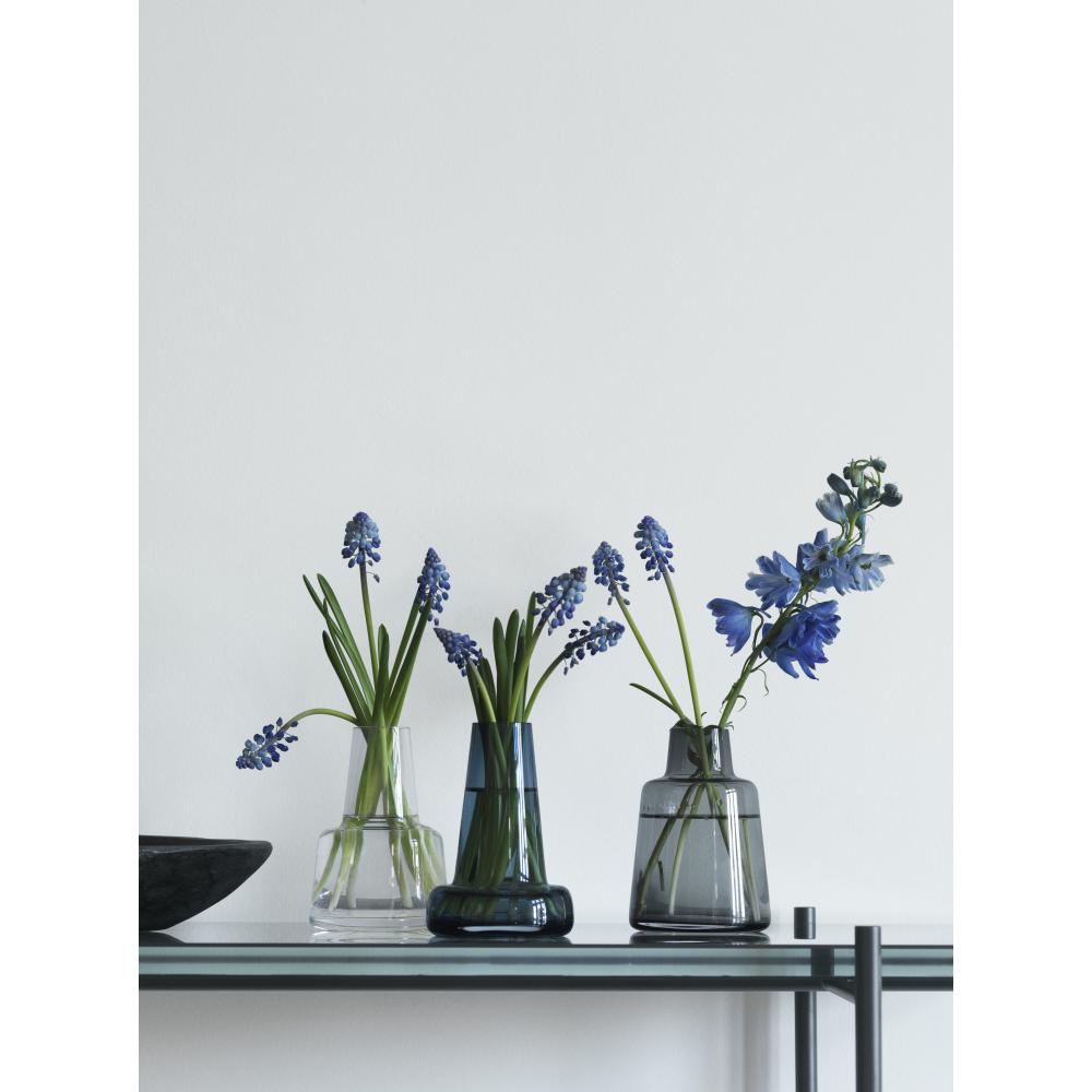 Holmegaard Flora Vase Clear, 12 Cm