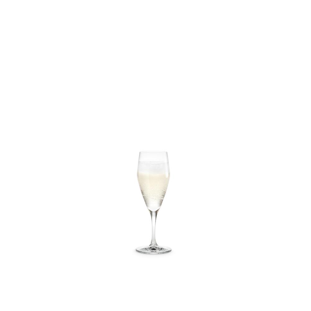 Holmegaard Perfektes Champagnerglas, 6 Stück.