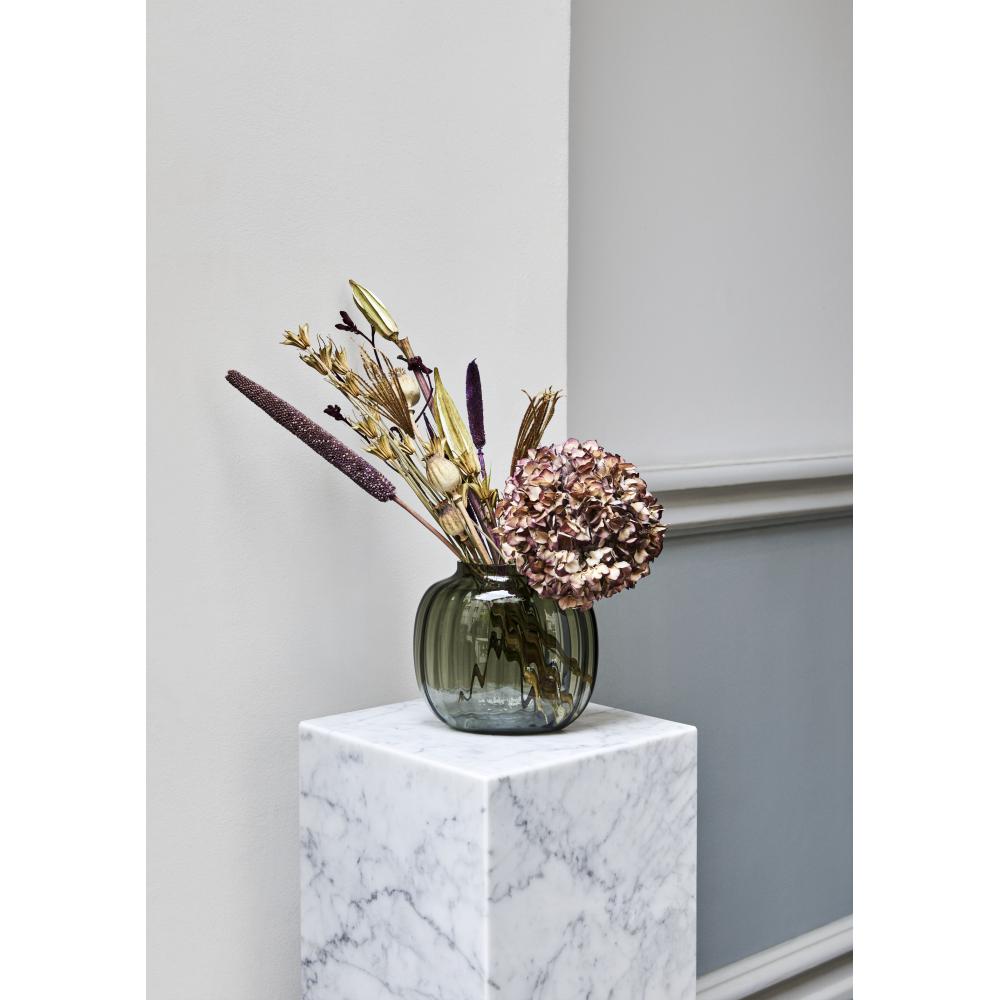 Holmegaard Primel Oval Vase Rauch, H17,5cm