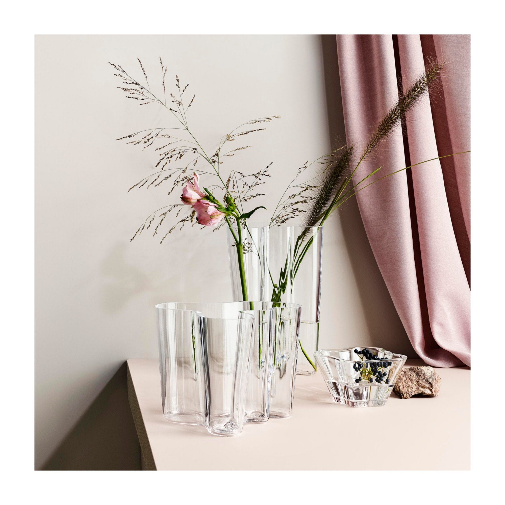 Iittala Alvar Aalto Vase Clear, 25,1cm