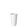 Lyngby Trompete Vase Weiß 18cm