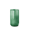 Lyngby Vase Grünes Glas, 25cm