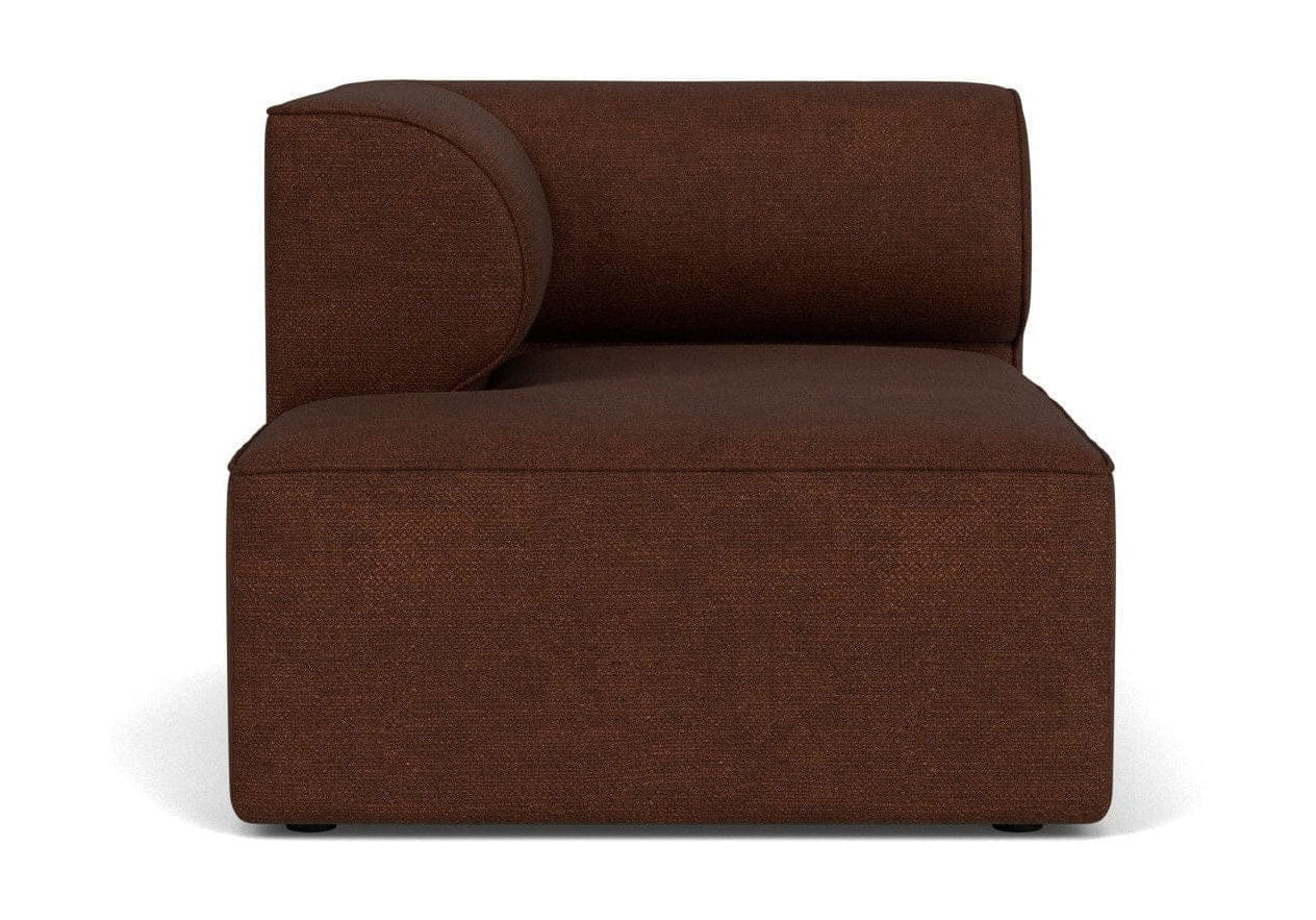 Audo Copenhagen Eave Modular Upholstered Sofa Chaise Longue 86x129 Cm Left, Bouclé Burgundy