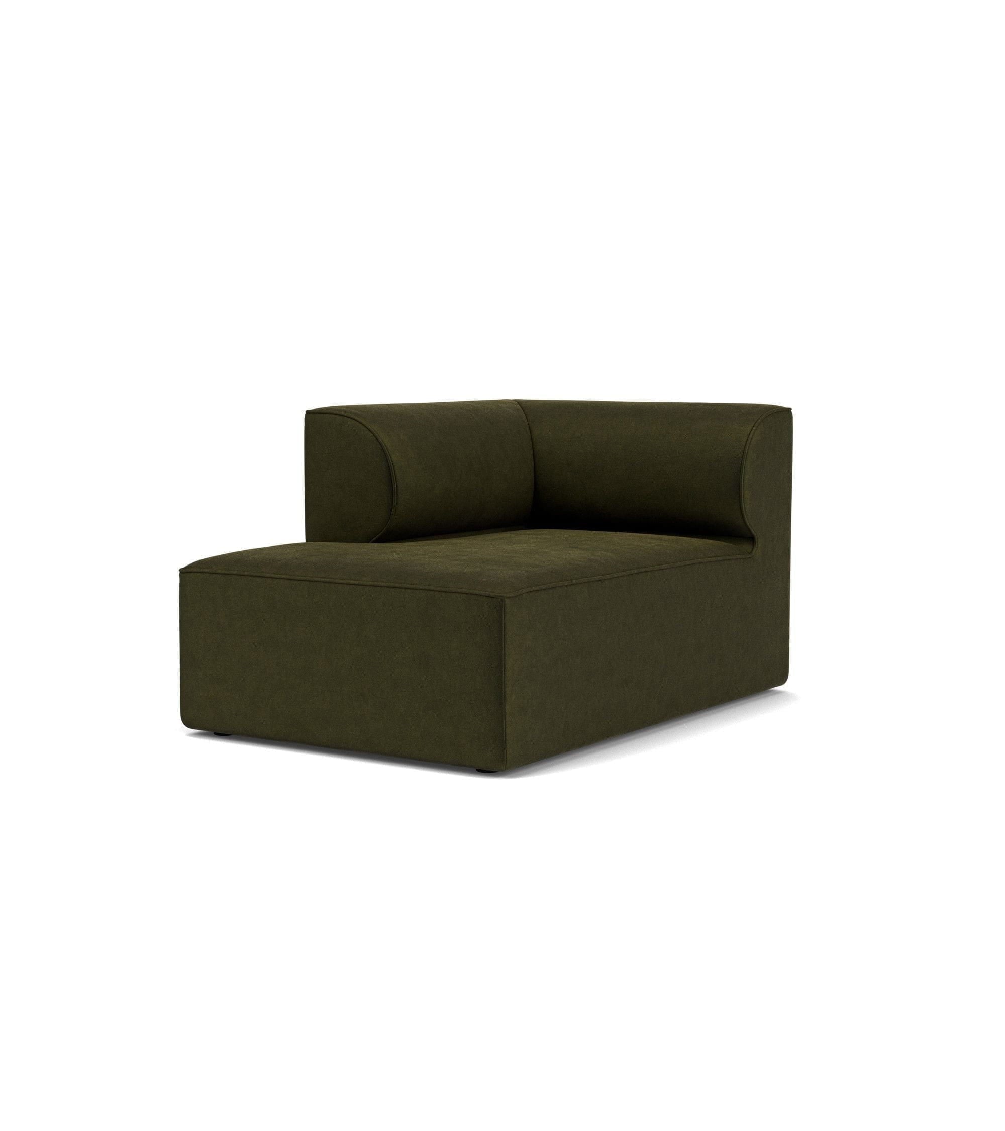 Audo Copenhagen Eave Modular Upholstered Sofa Chaise Longue 86x129 Cm Left, Champion Green