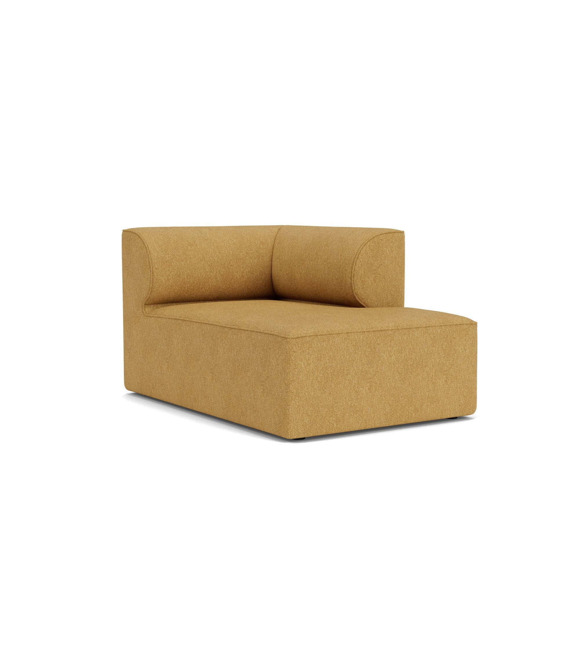 Audo Copenhagen Eave Modular Upholstered Sofa Chaise Longue 86x129 Cm Right, Moss Orange