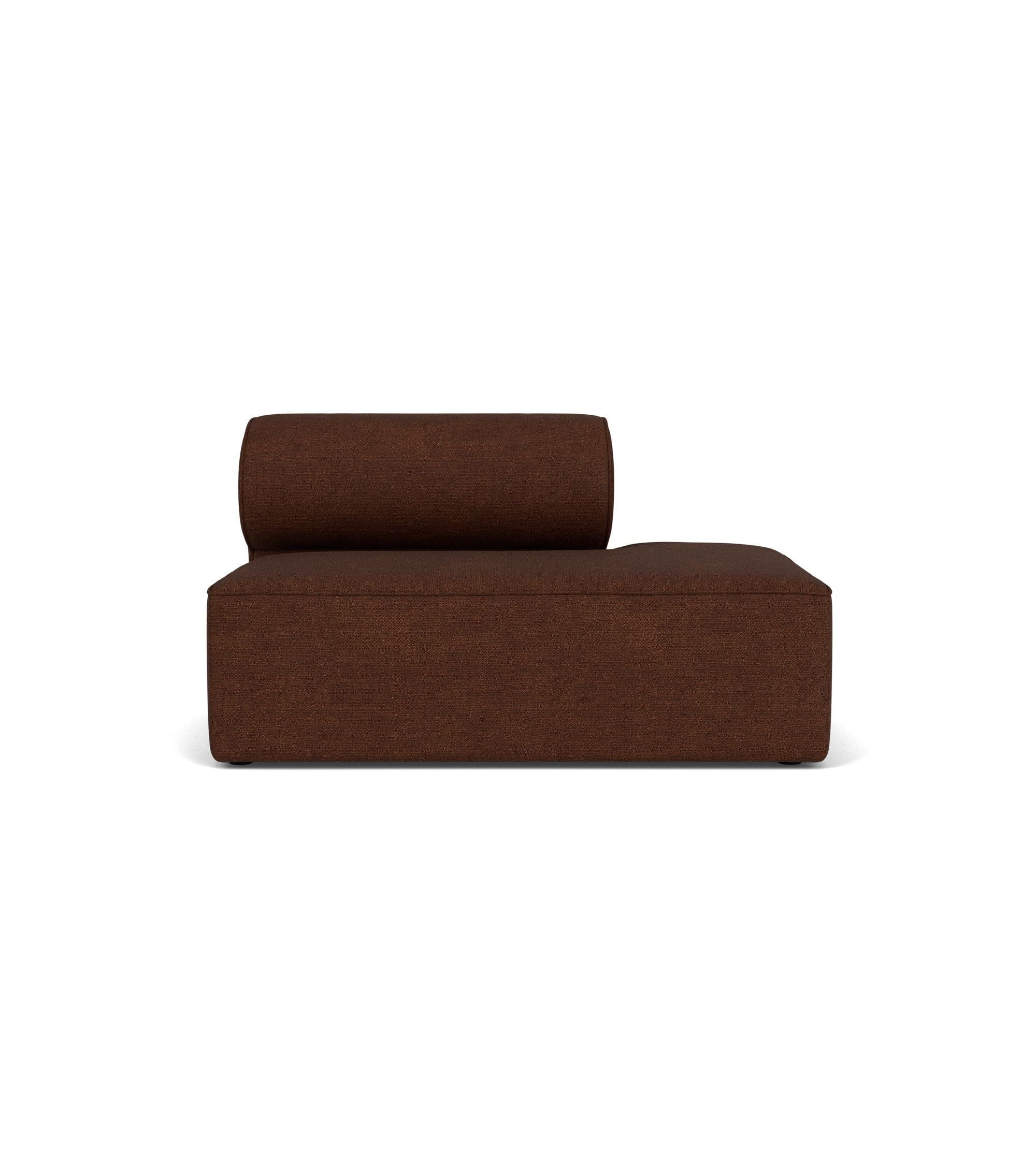 Audo Copenhagen Eave Modular Upholstered Sofa Open End 86x129 Cm Right, Bouclé Burgundy