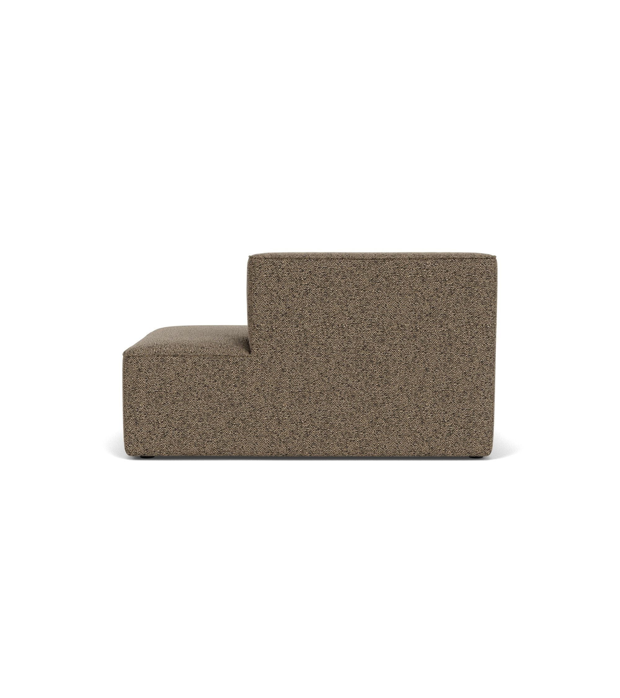 Audo Copenhagen Eave Modular Upholstered Sofa Open End 86x129 Cm Right, Safire Black