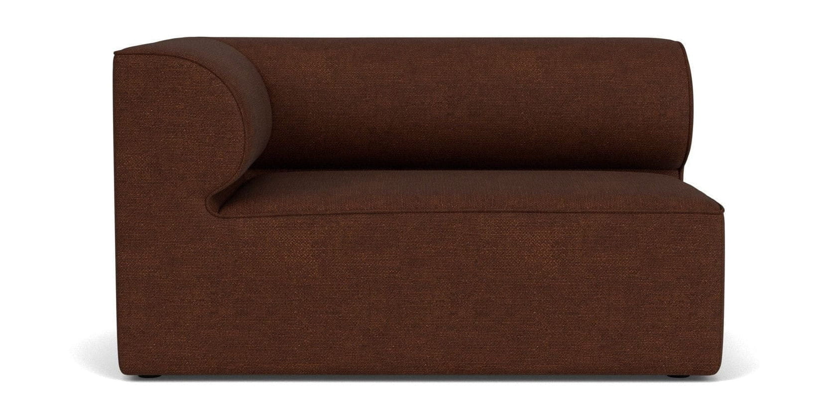 Audo Copenhagen Eave Modular Upholstered Sofa Open End 86x129 Cm Left, Bouclé Burgundy