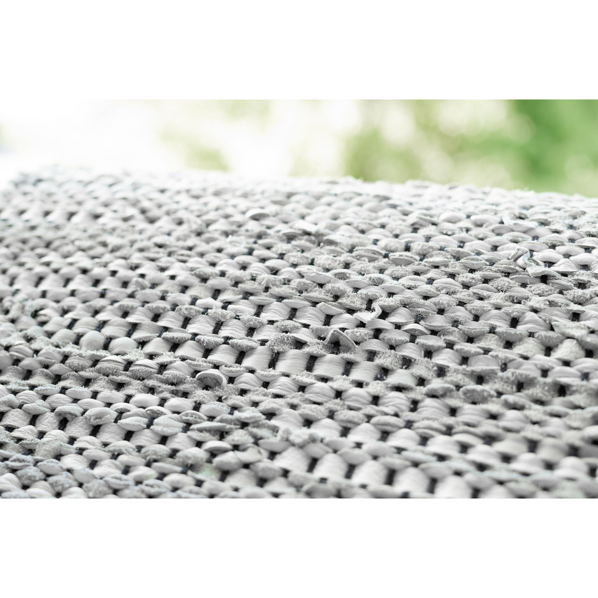 Rug Solid Leather Teppich Light Grey, 170 x 240 cm-Teppiche-Rug Solid-5711655109059-10905-RUG-inwohn