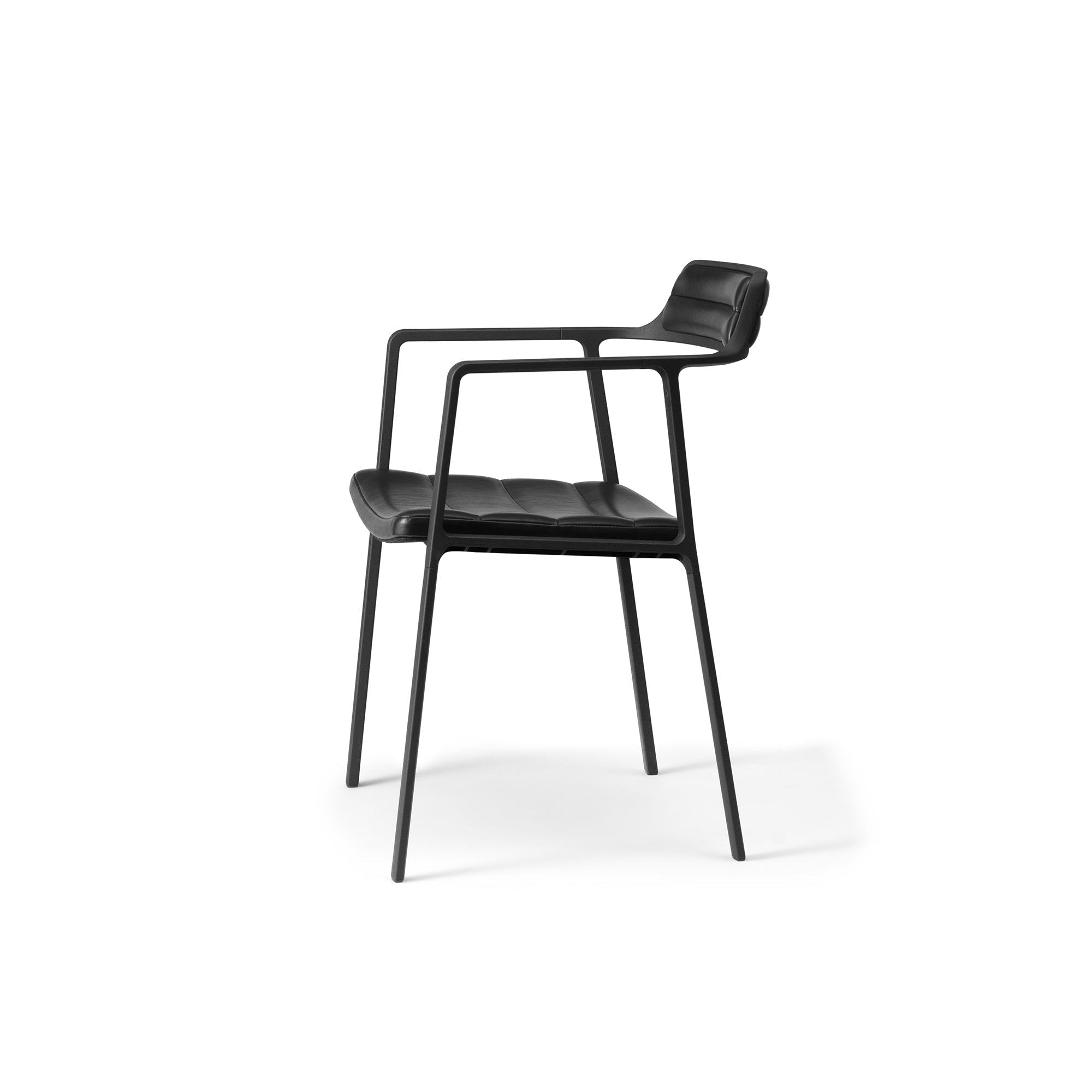 Vipp 451 Chair M/ Leather, Black