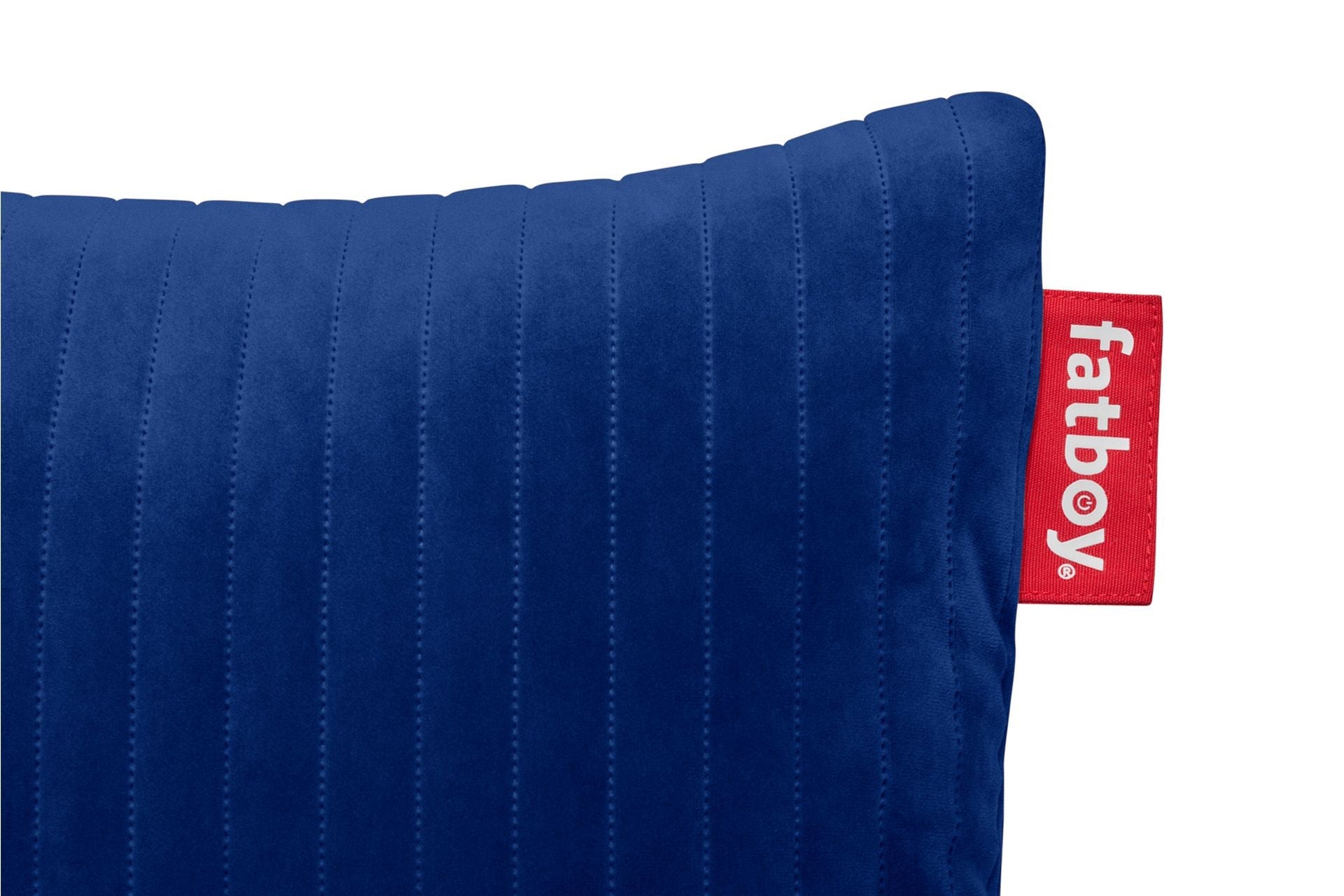 Fatboy Hotspot Quadro Line Velvet Pillow, Flash Blue